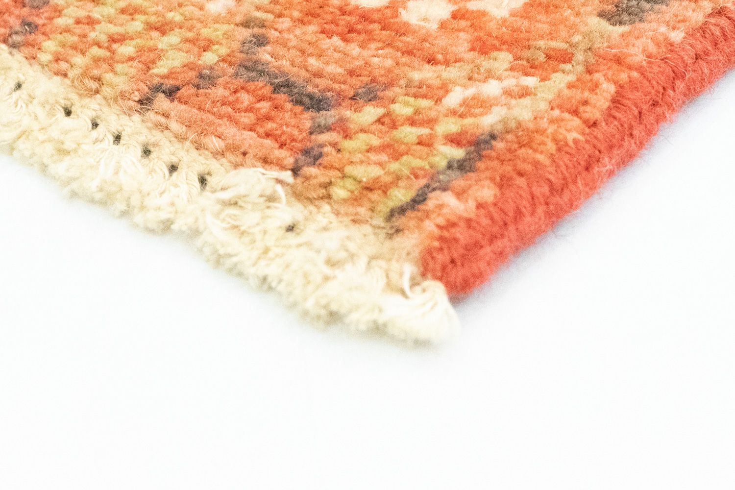 Tappeto di design quadrato  - 62 x 59 cm - arancione