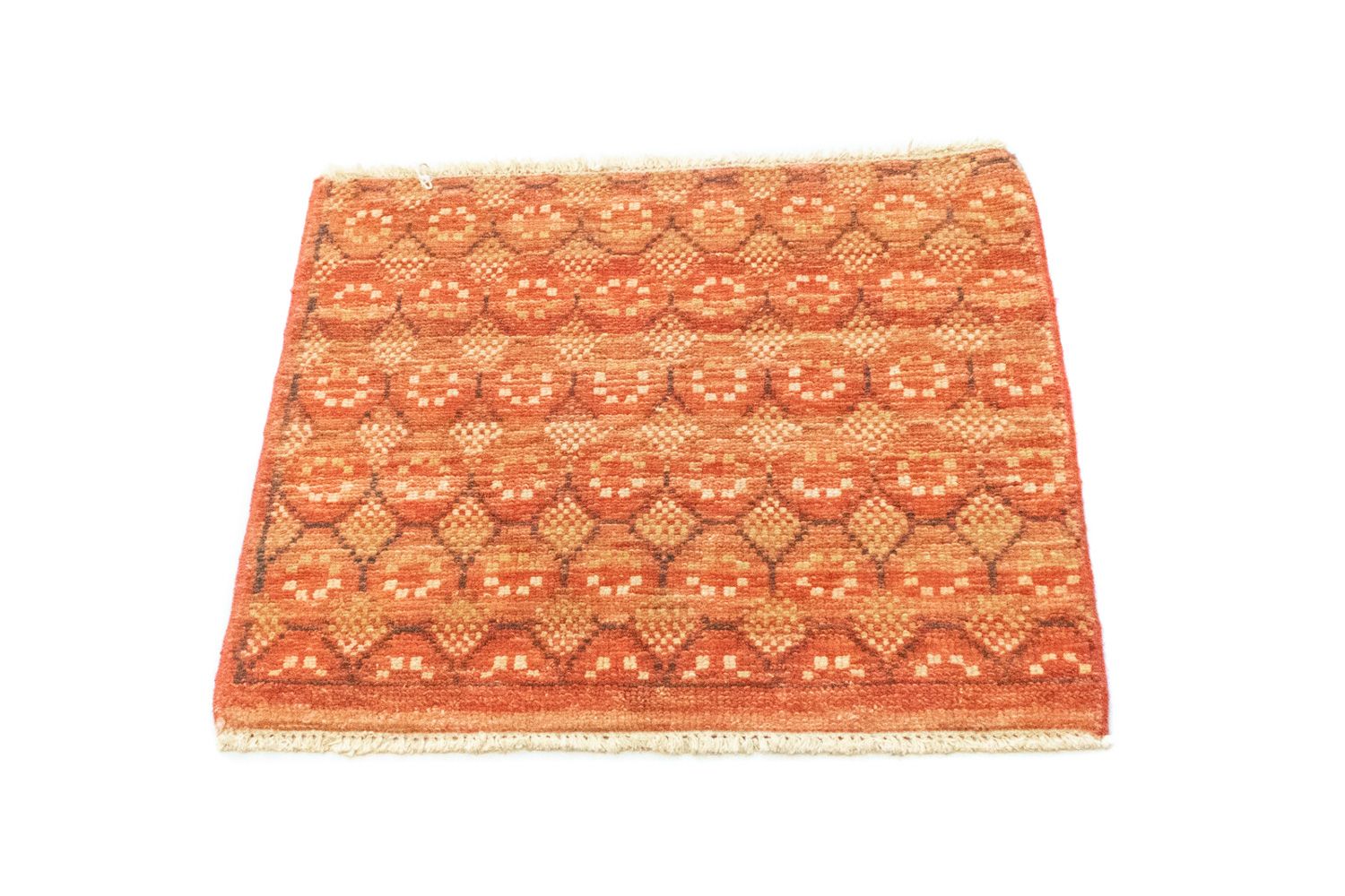 Tappeto di design quadrato  - 62 x 59 cm - arancione