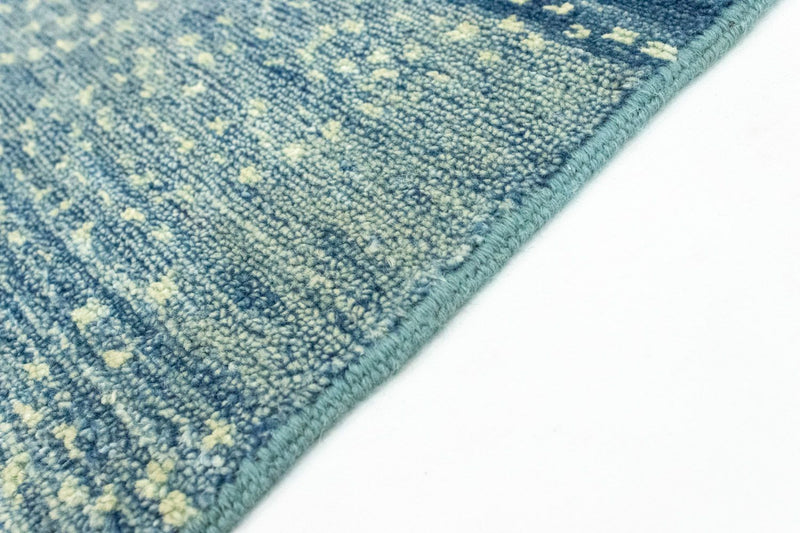 Tappeto di design quadrato  - 62 x 61 cm - blu chiaro
