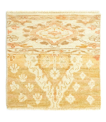 Tappeto di design quadrato  - 60 x 58 cm - beige