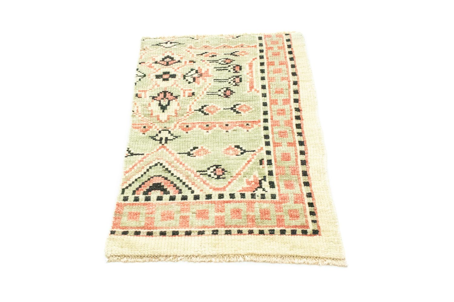 Tappeto di lana - 93 x 59 cm - beige