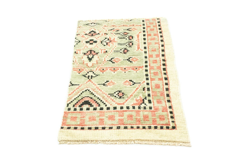 Tappeto di lana - 93 x 59 cm - beige