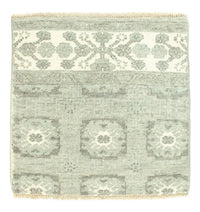 Tappeto di design quadrato  - 60 x 60 cm - verde chiaro