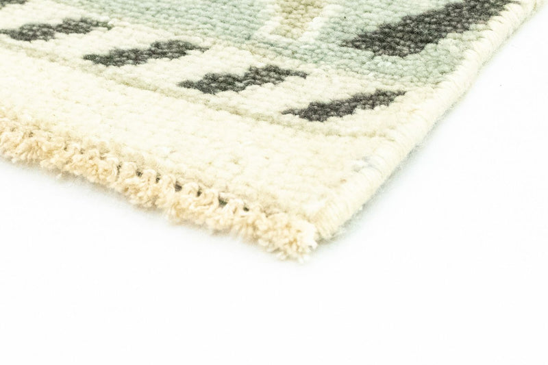 Tappeto di lana - 93 x 60 cm - verde chiaro