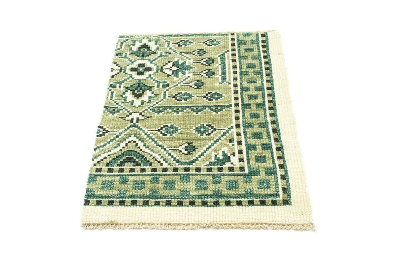 Tappeto di lana - 87 x 64 cm - verde