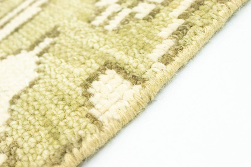 Tappeto di lana - 100 x 60 cm - verde chiaro