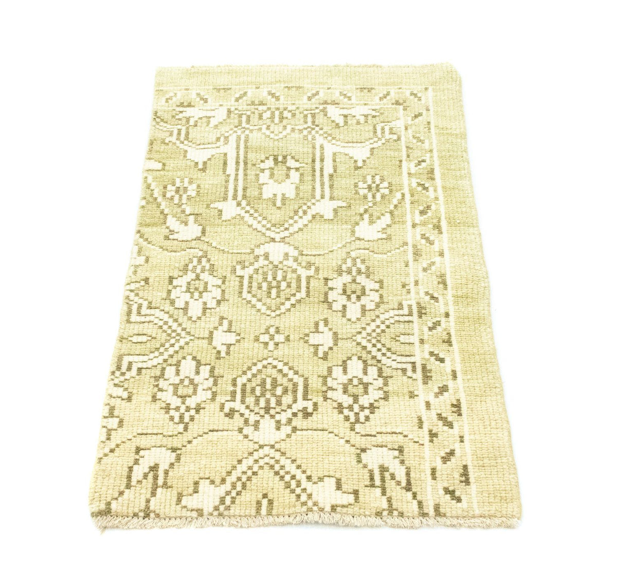 Tappeto di lana - 100 x 60 cm - verde chiaro