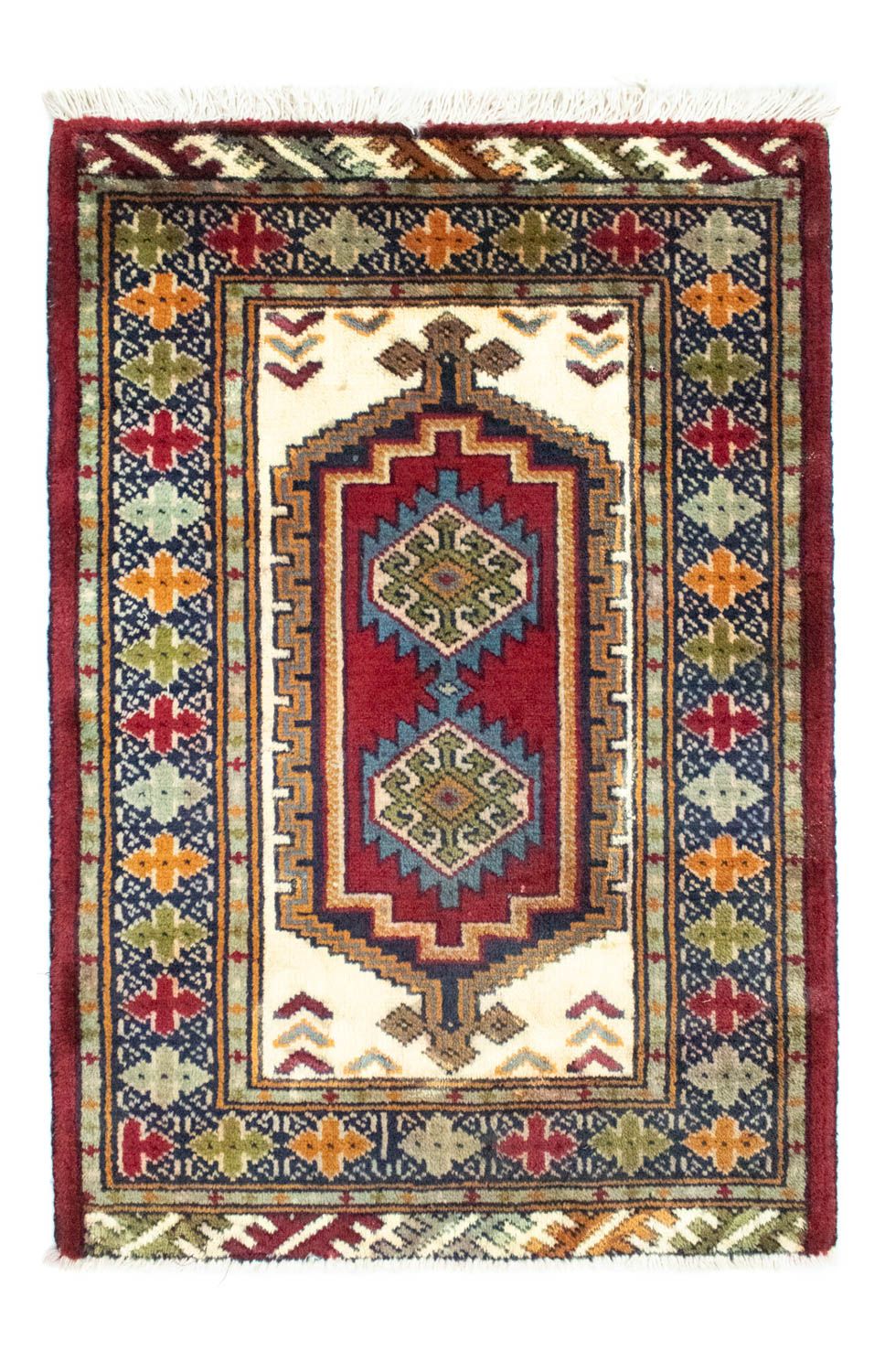 Tappeto Turkaman - 87 x 60 cm - rosso