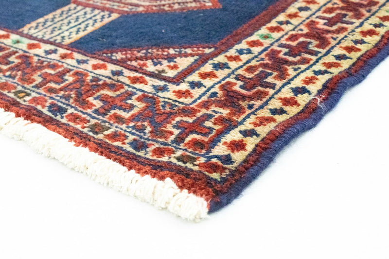 Tappeto Turkaman - 83 x 63 cm - blu