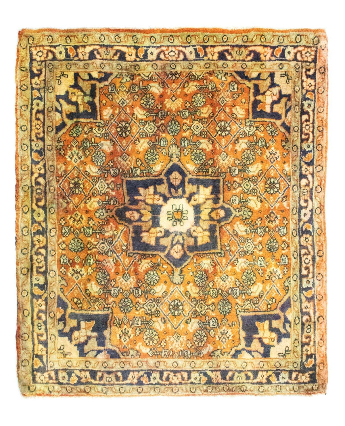Tappeto Persero - Bidjar - 85 x 75 cm - arancione