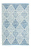 Tappeto Kelim - Tendenza - 92 x 62 cm - blu chiaro