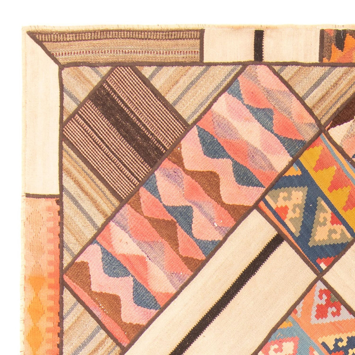 Tappeto Patchwork 160x230cm - Perserteppich Wollteppich