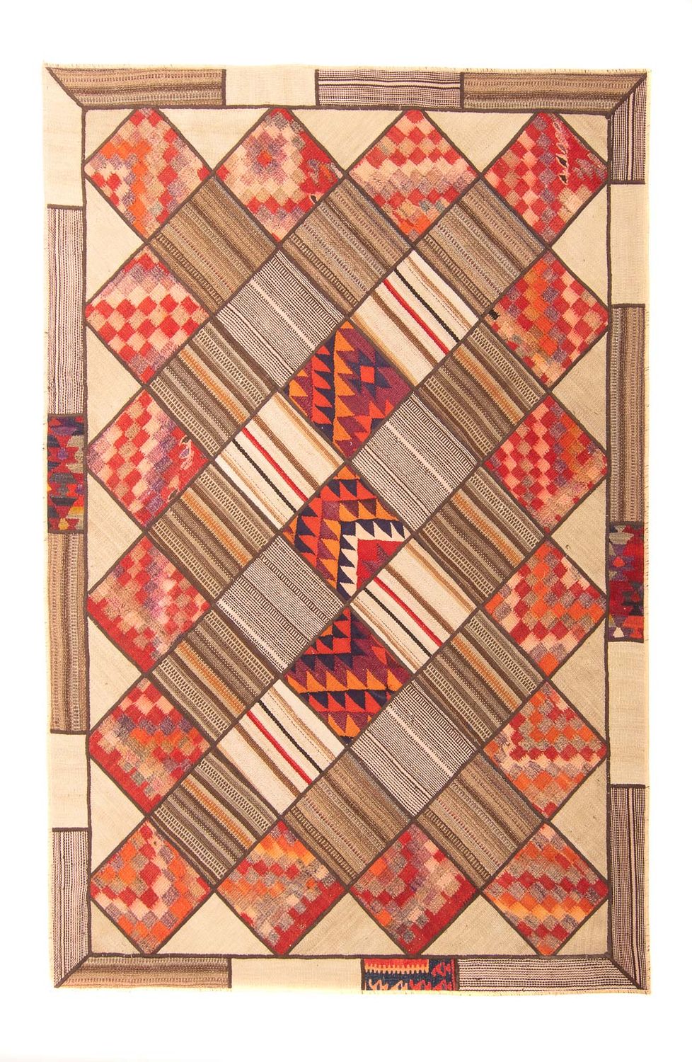 Tappeto Patchwork - 230 x 160 cm - multicolore