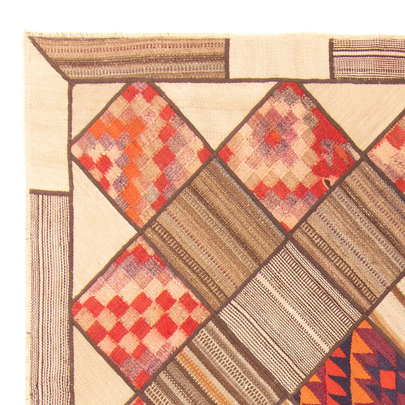 Tappeto Patchwork 230x160cm - Perserteppich Wollteppich