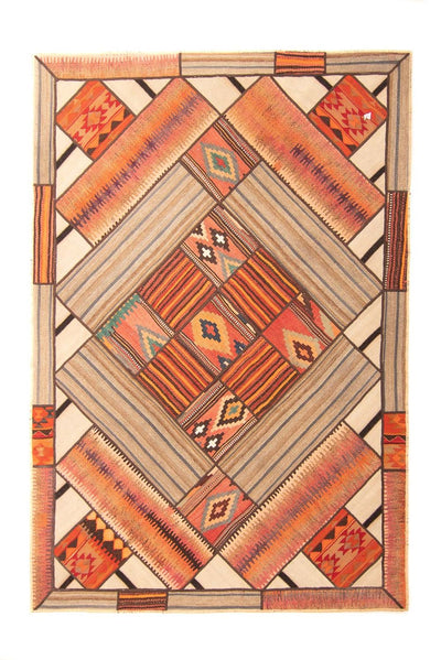 Tappeto Patchwork 160x230cm - Perserteppich Wollteppich