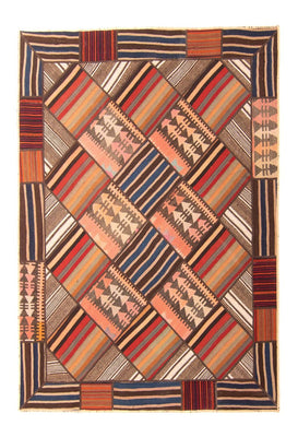 Tappeto Patchwork - 200 x 150 cm - multicolore