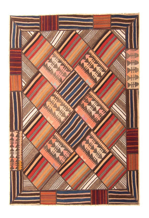 Tappeto Patchwork - 200 x 150 cm - multicolore