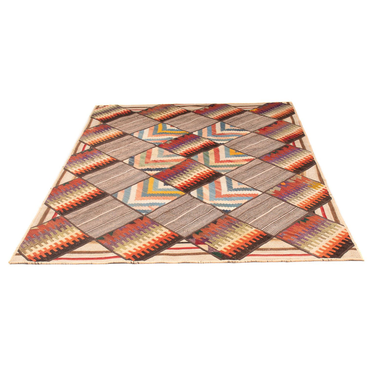 Tappeto Patchwork - 200 x 150 cm - multicolore