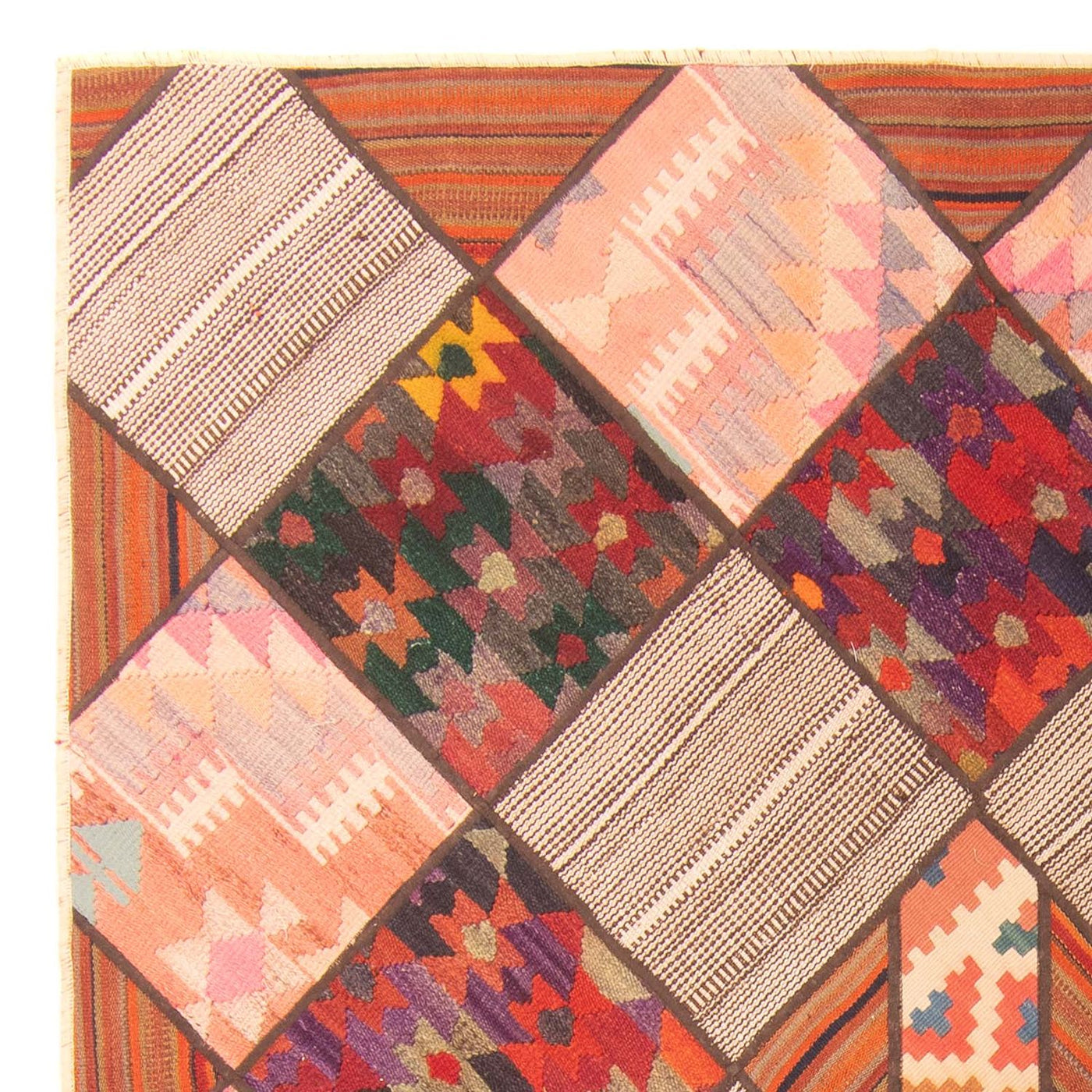 Tappeto Patchwork 200x150cm - Perserteppich Wollteppich