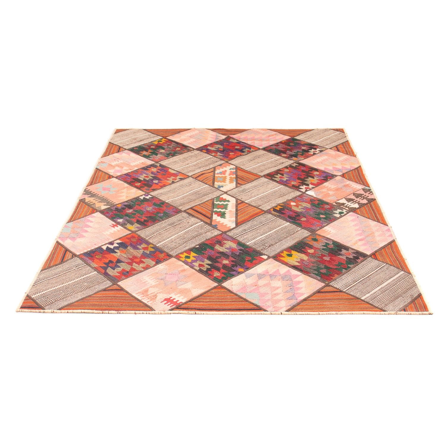 Tappeto Patchwork - 200 x 150 cm - multicolore