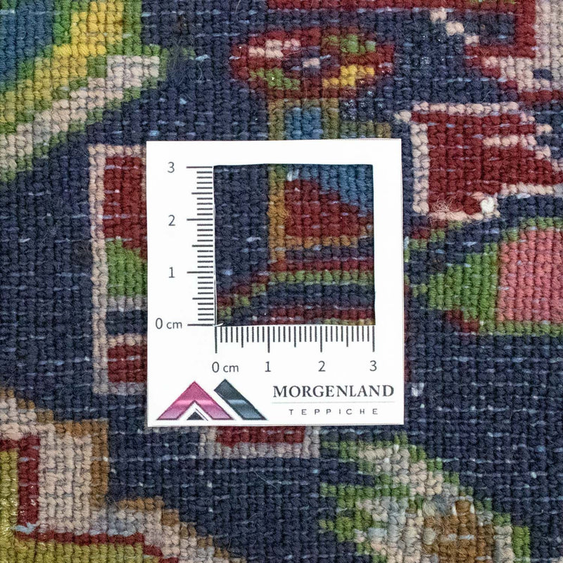 Tappeto Turkaman - 86 x 70 cm - blu scuro