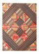 Tappeto Patchwork 200x150cm - Perserteppich Wollteppich