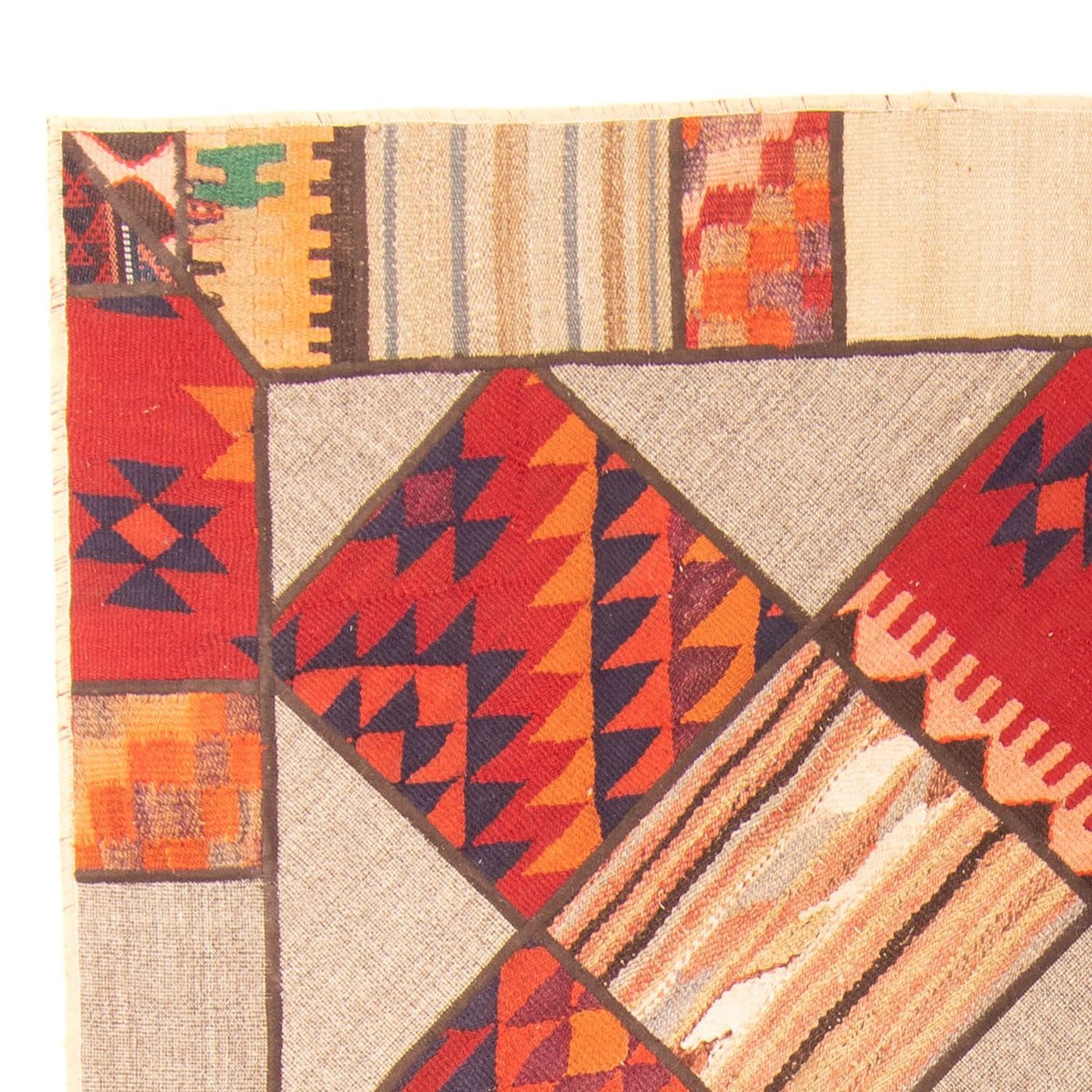 Tappeto Patchwork 200x150cm - Perserteppich Wollteppich