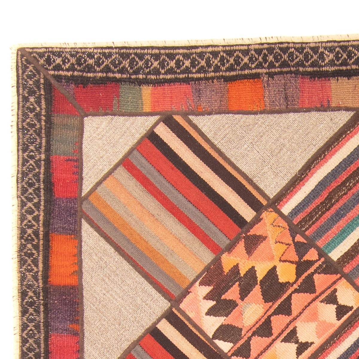 Tappeto Patchwork 150x200cm - Perserteppich Wollteppich