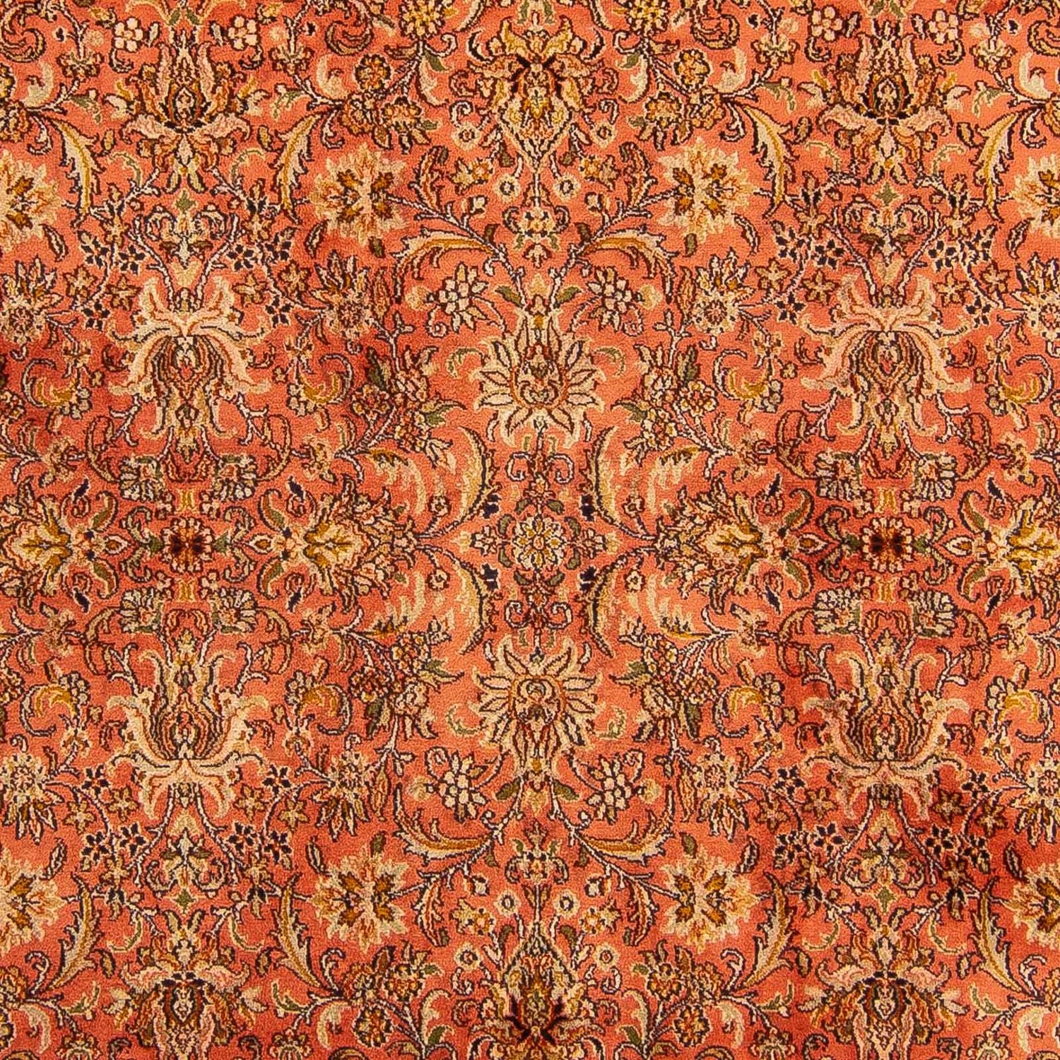 Tappeto di seta - Seta del Kashmir - 276 x 187 cm - ruggine