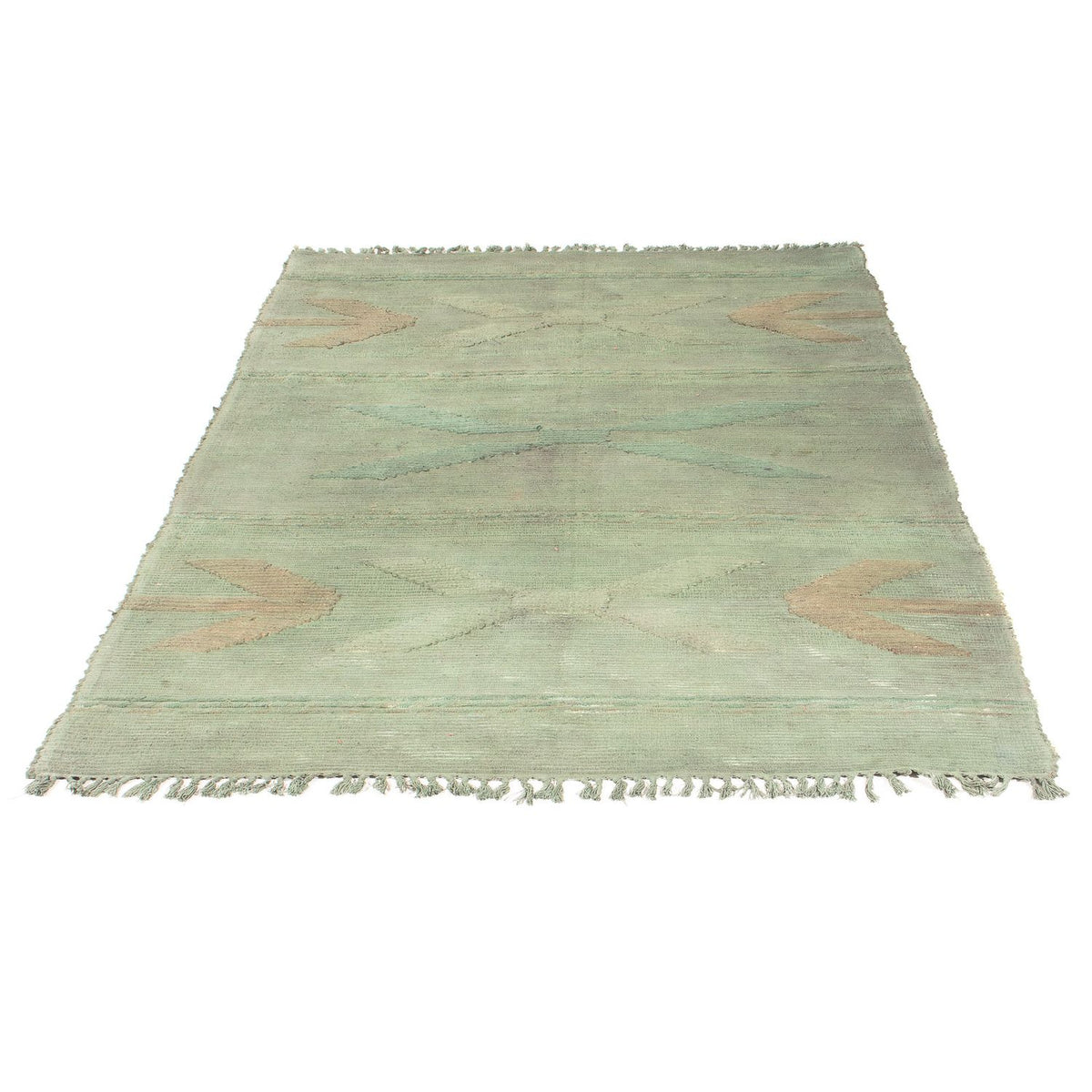 Tappeto Kelim - Tendenza - 208 x 130 cm - verde