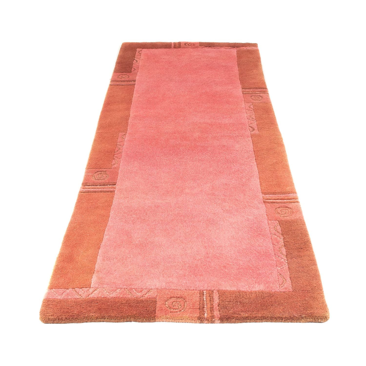 Tappeto corsia Tappeto Nepal - 231 x 81 cm - rosa
