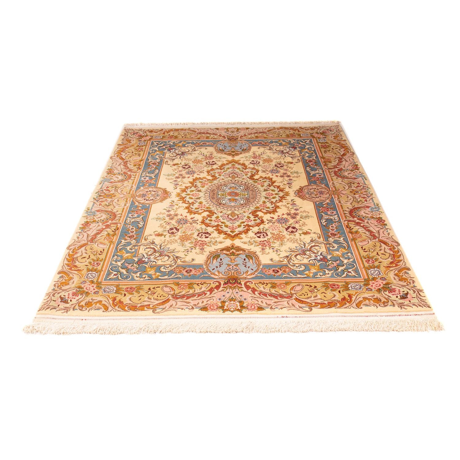 Tappeto Persero - Tabriz - Premio - 200 x 145 cm - beige