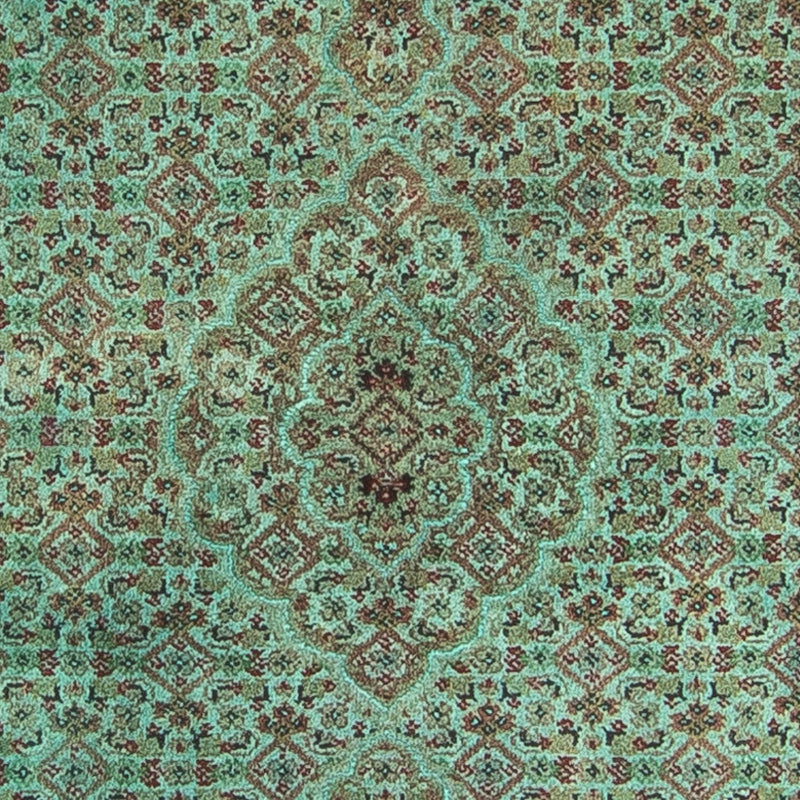Tappeto corsia Tappeto orientale - Tabriz - 305 x 84 cm - verde