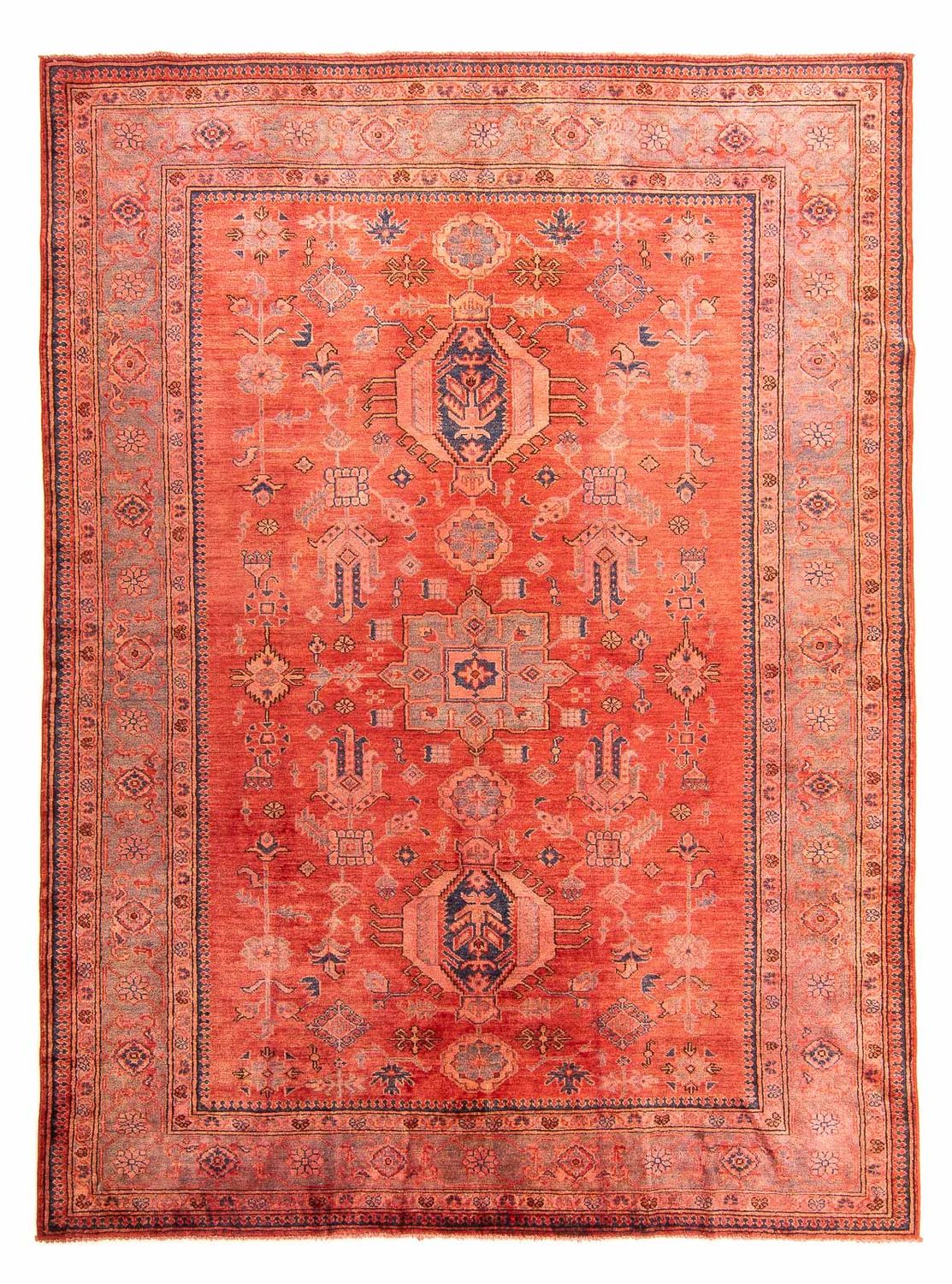 Tappeto Ziegler - Kazak - 244 x 183 cm - rosso chiaro
