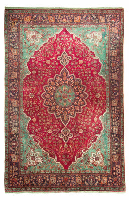 Tappeto Persero - Tabriz - 308 x 226 cm - rosso scuro