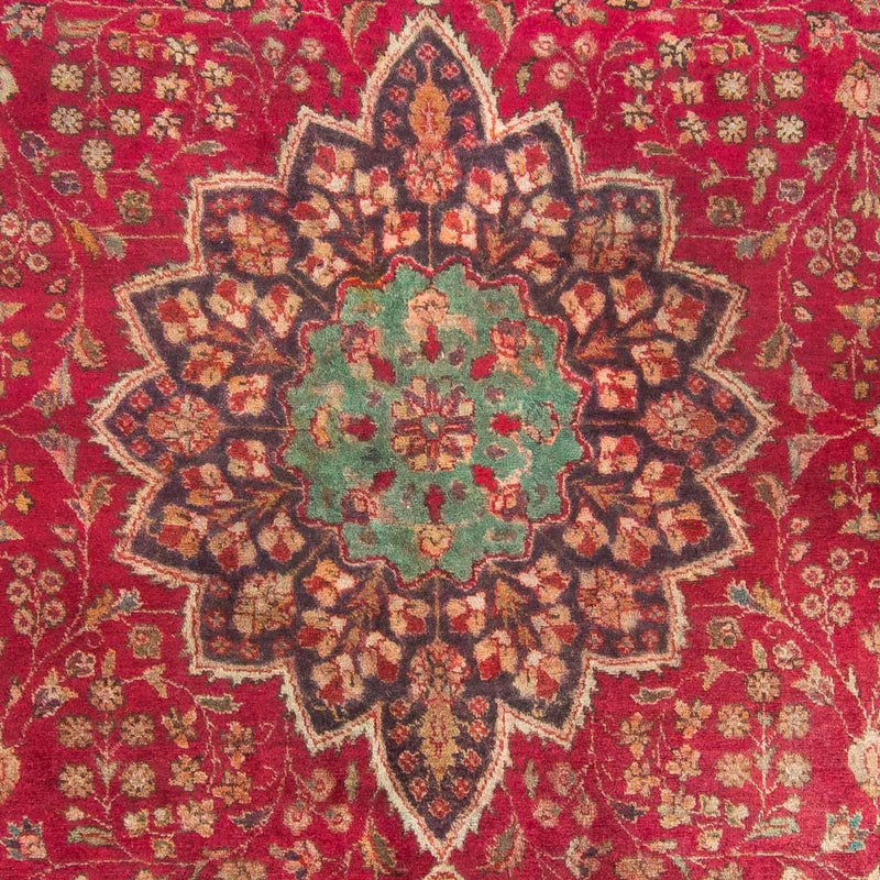 Tappeto Persero - Tabriz - 308 x 226 cm - rosso scuro