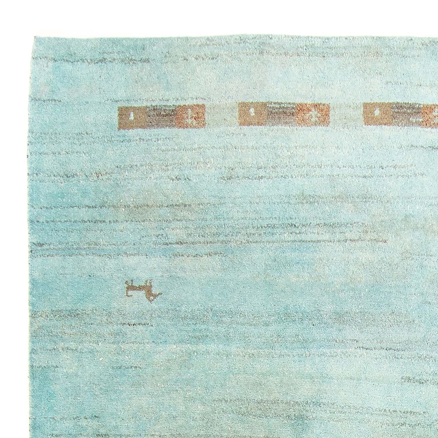 Tappeto Gabbeh - Indus - 237 x 170 cm - blu chiaro