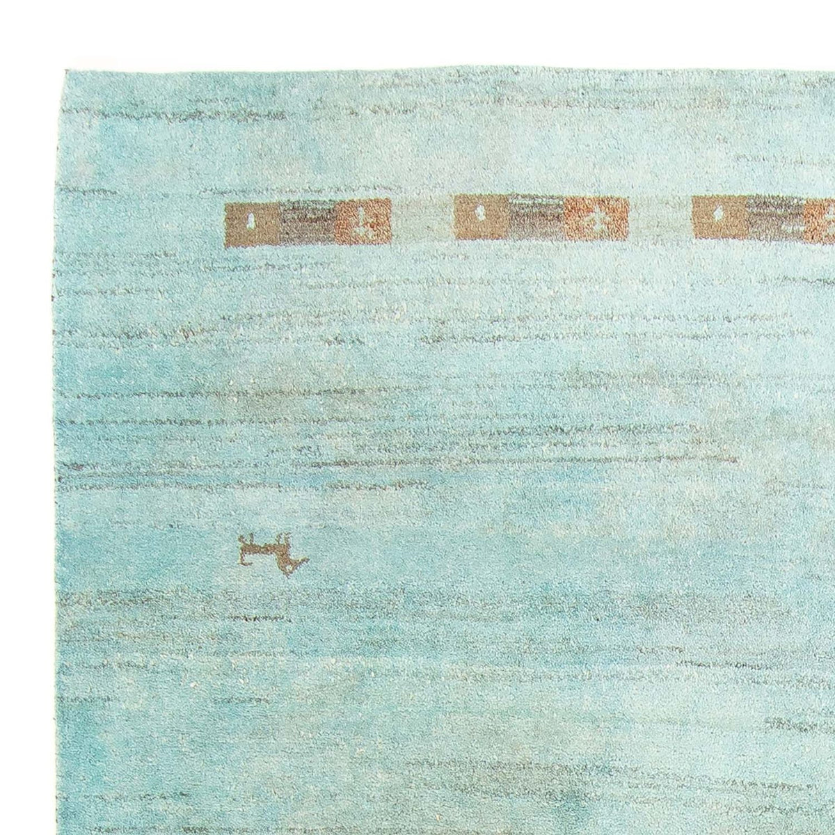 Tappeto Gabbeh - Indus - 237 x 170 cm - blu chiaro