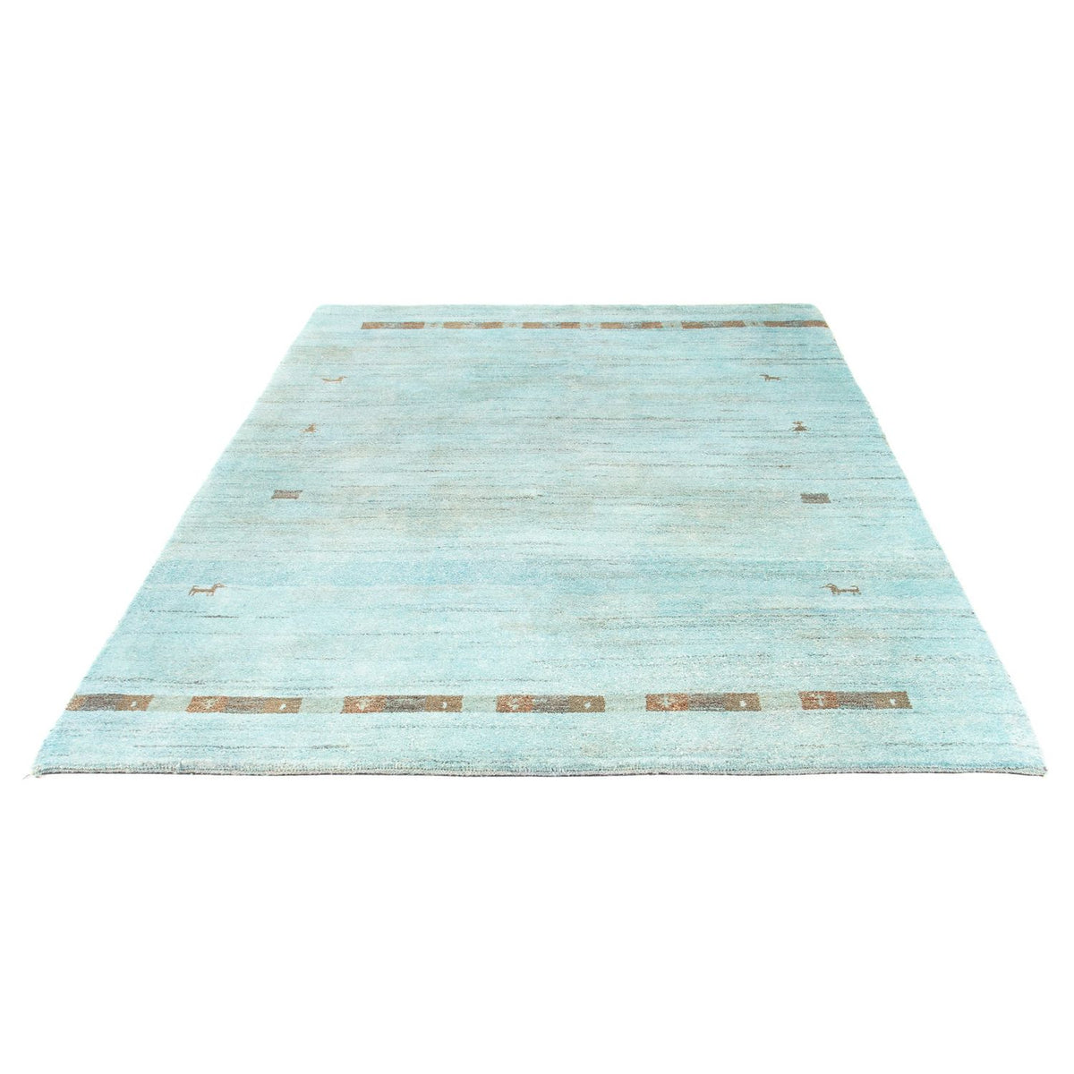 Tappeto Gabbeh - Indus - 237 x 170 cm - blu chiaro