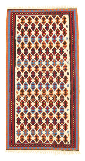 Tappeto Kelim - Vecchio - 221 x 114 cm - beige