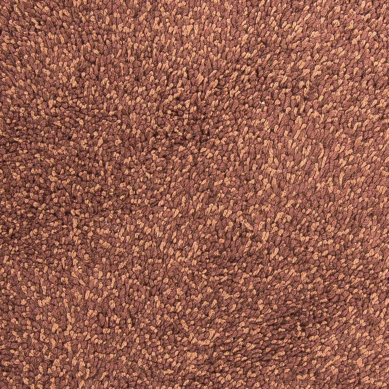 Tappeto a pelo alto rotondo  - 150 x 150 cm - marrone