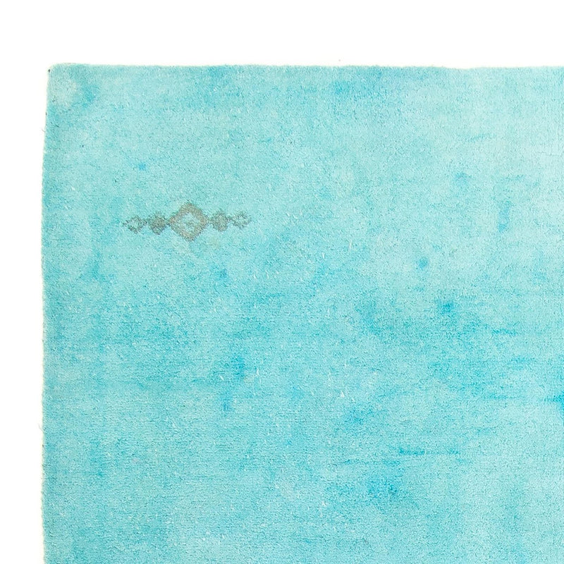 Tappeto Gabbeh - Indus - 197 x 129 cm - turchese