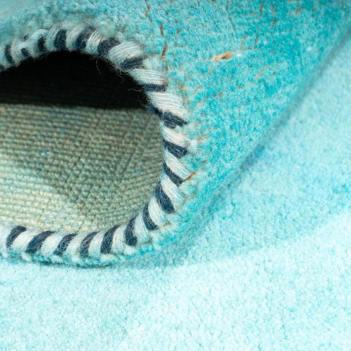 Tappeto Gabbeh - Indus - 197 x 129 cm - turchese