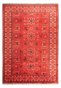 Tappeto afgano - Hatschlu - 296 x 210 cm - rosso scuro