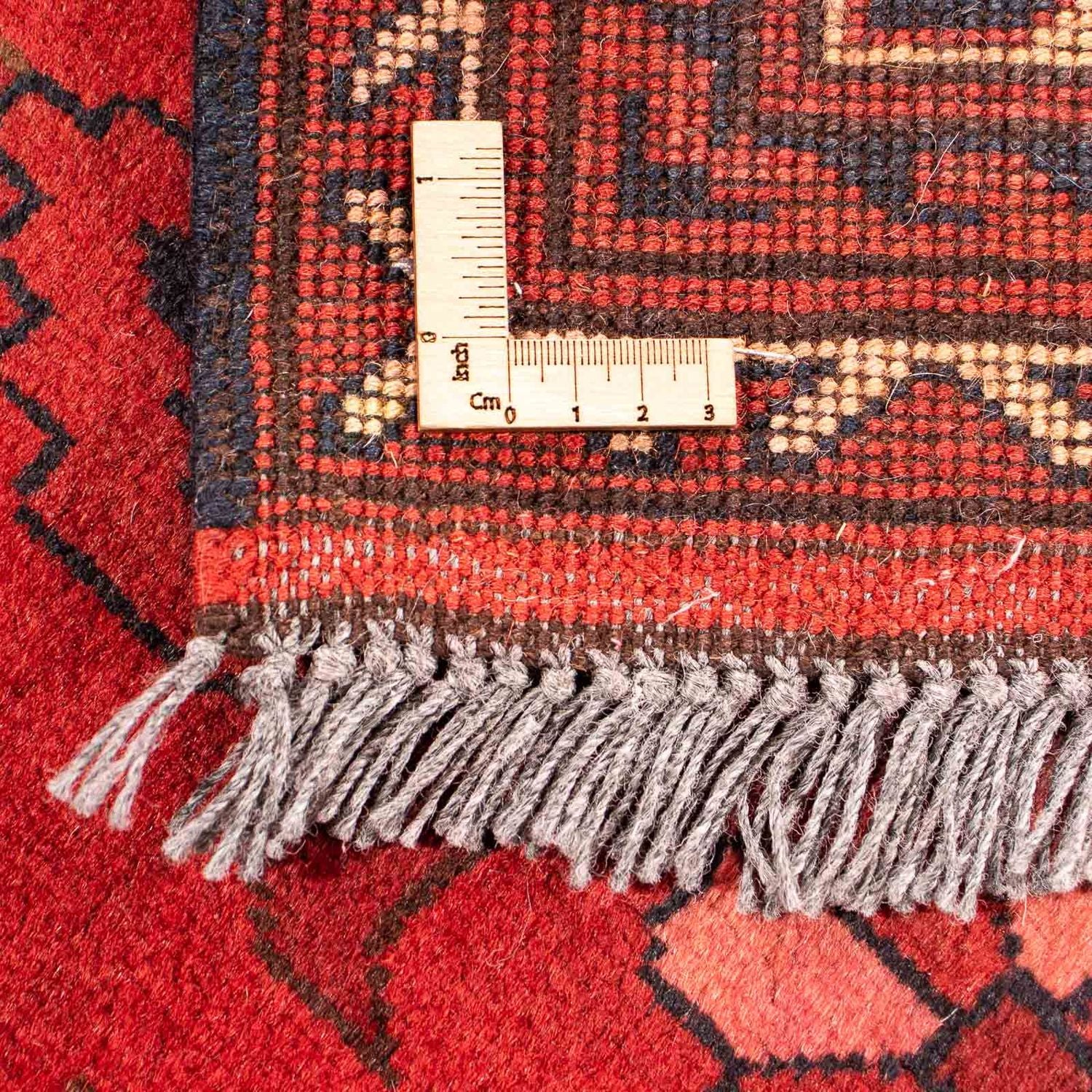 Tappeto afgano - Hatschlu - 296 x 210 cm - rosso scuro