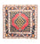 Tappeto Persero - Nomade quadrato  - 109 x 105 cm - rosso