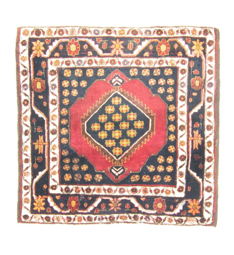 Tappeto Persero - Nomade quadrato  - 109 x 105 cm - rosso