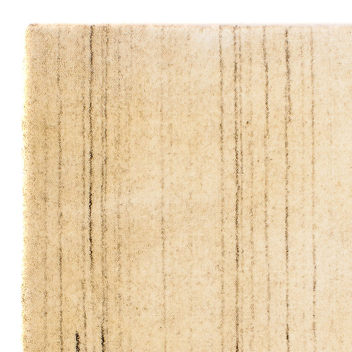 Tappeto Gabbeh - Softy quadrato  - 74 x 69 cm - beige
