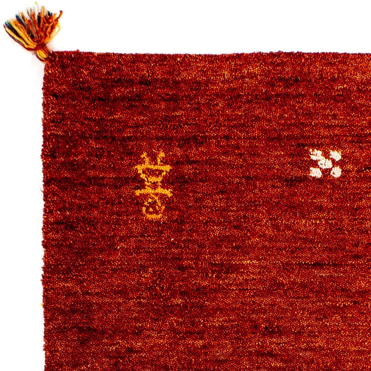 Tappeto Gabbeh - Indus - 90 x 60 cm - rosso scuro