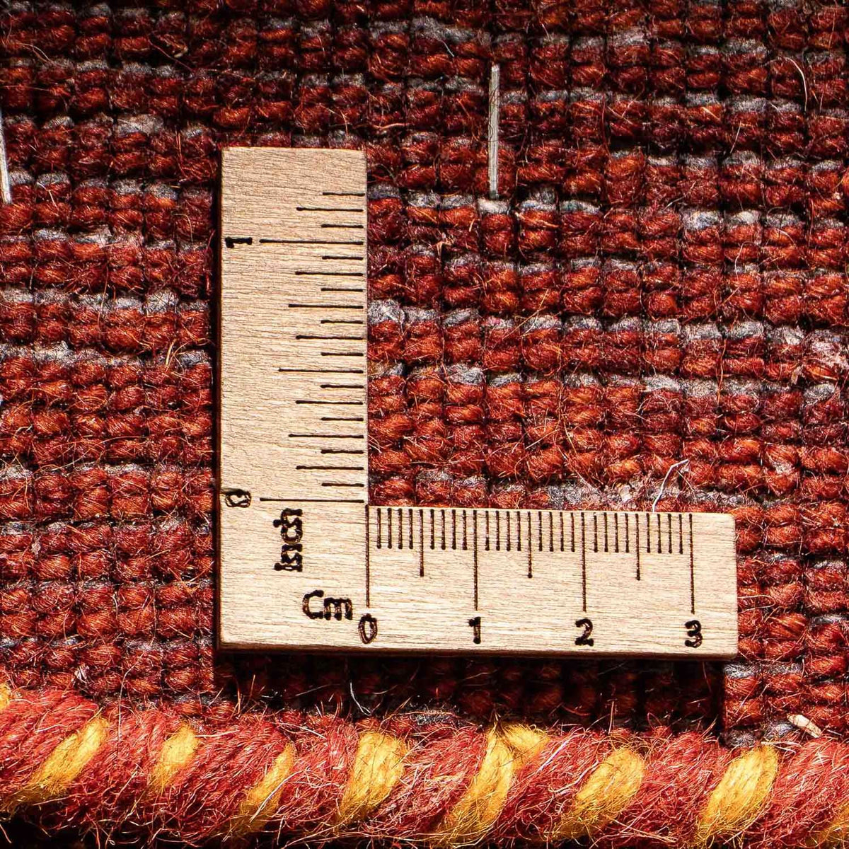 Tappeto Gabbeh - Indus - 90 x 60 cm - rosso scuro